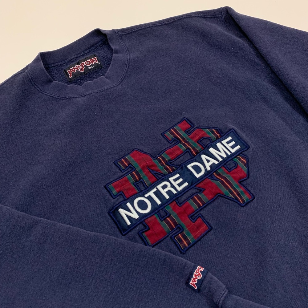 Vintage 90s Jansport Notre Damn College sweatshirt